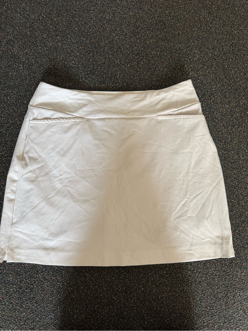 Tail White Mini Straight Skirt